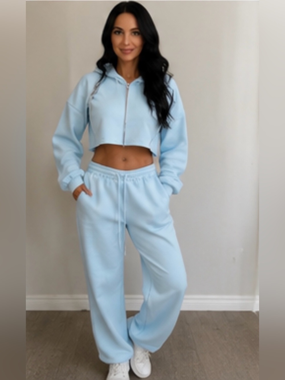 Women's Track suit And Crop Tee